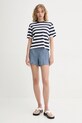 Theory szorty lniane P0303201 niebieski SS25
