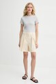 Theory pantaloni scurți din in P0303208 bej SS25