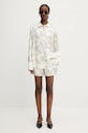 Anine Bing silk shorts Kam Short A.05.11007 beige
