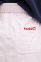 Pamučne kratke hlače Fiorucci Gingham Logo roza W02SPBSH300CO01PN02