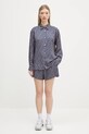 Kratke hlače A.P.C. Short Audrey VIALN.F10208 mornarsko plava