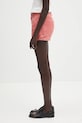 AMBUSH szorty jeansowe Canvas Short Pants 12115383 różowy SS25