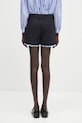 Abbigliamento AMBUSH shorts con aggiunta di lana Layered Suit Short Pants 12115378 blu navy