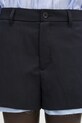 Kratke hlače s dodatkom vune AMBUSH Layered Suit Short Pants mornarsko plava 12115378