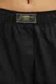 GANNI cotton shorts Cotton Poplin Elasticated black W0504