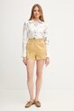 Σορτς Sisley 4ED4L901N κίτρινο SS25