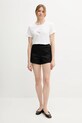 Sisley szorty 4ED4L901N czarny SS25