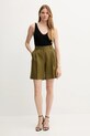 Лляні шорти Sisley 4AGHL901K зелений SS25