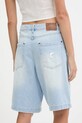 Odzież Karl Kani szorty jeansowe bawełniane PD00005506 niebieski