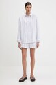 Abercrombie & Fitch pantaloncini in cotone KI149.5298.106 bianco SS25