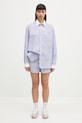 Sporty & Rich szorty bawełniane Src Mini Boxer Short SH035606302ST02 niebieski
