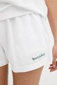 Sporty & Rich cotton shorts Serif Logo Disco Short white SH037606300WH01