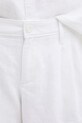 Hollister Co. pantaloni scurți din in alb KI349.5124.100