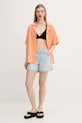 Hollister Co. szorty jeansowe KI349.5159.280 niebieski SS25