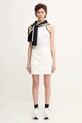 Sportovní sukně adidas Originals x Sporty & Rich Short JL7194 bílá