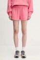 Sporty & Rich cotton shorts Sr Sport Disco cotton pink SH037612304P139