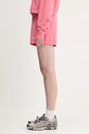 Sporty & Rich cotton shorts Sr Sport Disco SH037612304P139 pink SS25