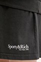 Βαμβακερό σορτσάκι Sporty & Rich Hwcny Gym γκρί SH039622016BA02
