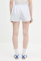 Дрехи Памучен къс панталон Sporty & Rich Serif Logo Oxford SH015620300ST03 син