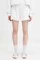 Sporty & Rich pantaloncini in cotone H&W Crest Embroidered Disco cotone bianco SH037620241WH01