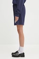 Sporty & Rich szorty bawełniane Royal Club Gym SH039620219BL106 granatowy SS25