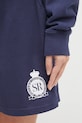 Sporty & Rich szorty bawełniane Royal Club Gym granatowy SH039620219BL106