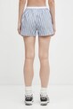 Odzież Sporty & Rich szorty bawełniane Serif Logo SH015621300MU02 niebieski