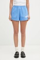 Sporty & Rich szorty bawełniane Wellness Ivy Disco wzorzyste niebieski SH037621001BL102