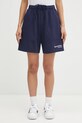 Sporty & Rich szorty bawełniane Play Tennis Gym nadruk granatowy SH039621425BL106