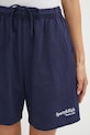 Sporty & Rich szorty bawełniane Play Tennis Gym granatowy SH039621425BL106