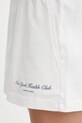 Sporty & Rich pantaloncini in cotone Ny Health Club Disco bianco SH037602043WH01