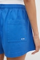 Sporty & Rich szorty bawełniane Yankees Serif Disco SH037623631BL120 niebieski