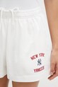Sporty & Rich szorty bawełniane Homerun Disco SH037623632WH01 biały