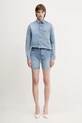 Fiorucci szorty jeansowe Bermuda Denim W02SMDSH316DN01DN01 niebieski