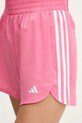 Kratke hlače za trening adidas Performance Pacer Training roza IX1078