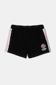 Детские хлопковые шорты Guess хлопок чёрный J5RD09.KAD74.PPYA