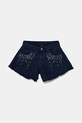 Детские джинсовые шорты Guess аппликация тёмно-синий J5RD16.WH1T0.PPYA