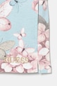 Fete Guess pantaloni scurți din bumbac pentru copii K5RD08.KA6R4.PPYA albastru