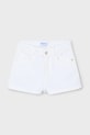 Mayoral szorty dziecięce 234.6F.Mini.PPYA biały SS25