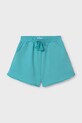 Dětské bavlněné šortky Mayoral pletenina tyrkysová 272.8H.Junior.PPYA