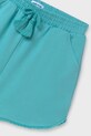 DÍVKA Dětské bavlněné šortky Mayoral 272.8H.Junior.PPYA tyrkysová
