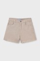 Detské krátke nohavice Mayoral látka béžová 275.8C.Junior.PPYA
