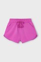 Mayoral pantaloni scurți din bumbac pentru copii casual violet 607.6P.Mini.PPYA