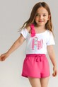 Mayoral pantaloni scurți din bumbac pentru copii casual roz 607.6P.Mini.PPYA