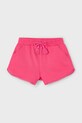 Mayoral pantaloni scurți din bumbac pentru copii 607.6P.Mini.PPYA roz SS25