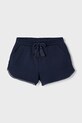 Mayoral pantaloni scurți din bumbac pentru copii casual bleumarin 607.6P.Mini.PPYA
