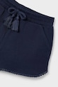 Dievča Detské bavlnené šortky Mayoral 607.6P.Mini.PPYA tmavomodrá