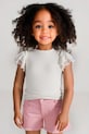 Dětské bavlněné šortky Mayoral riflovina růžová 3205.6J.Mini.PPYA