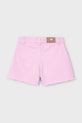 DÍVKA Dětské bavlněné šortky Mayoral 3205.6J.Mini.PPYA růžová