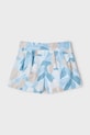 Fete Mayoral pantaloni scurți din bumbac pentru copii 3905.6C.Mini.PPYA albastru